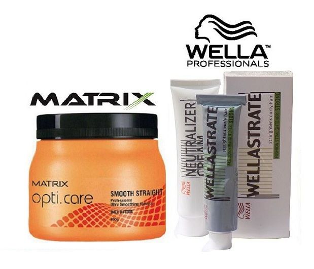 Matrix OptiCare Smooth Straight Spa & Wellastrate Hair Straightening