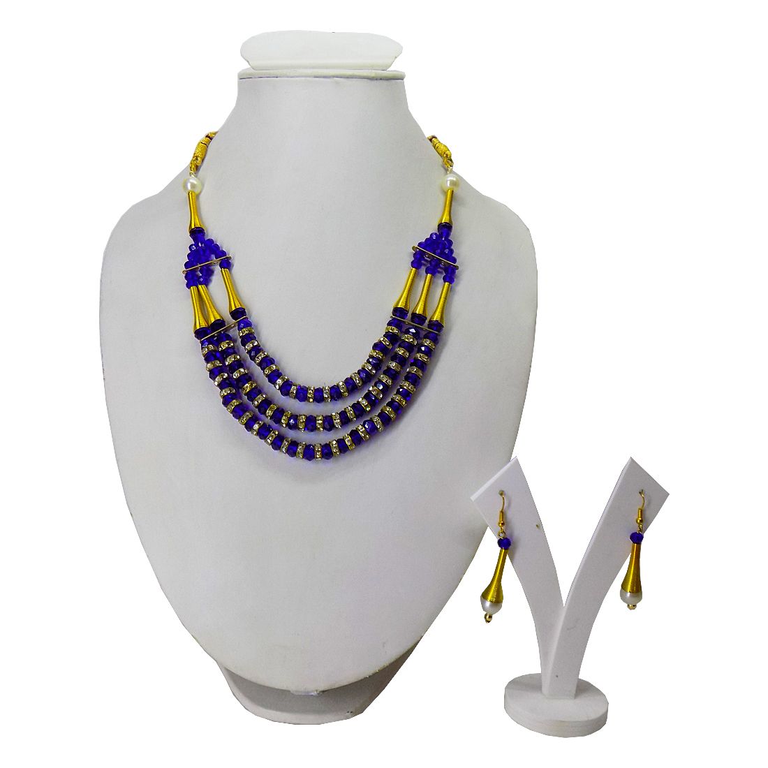 yellow crystal beads