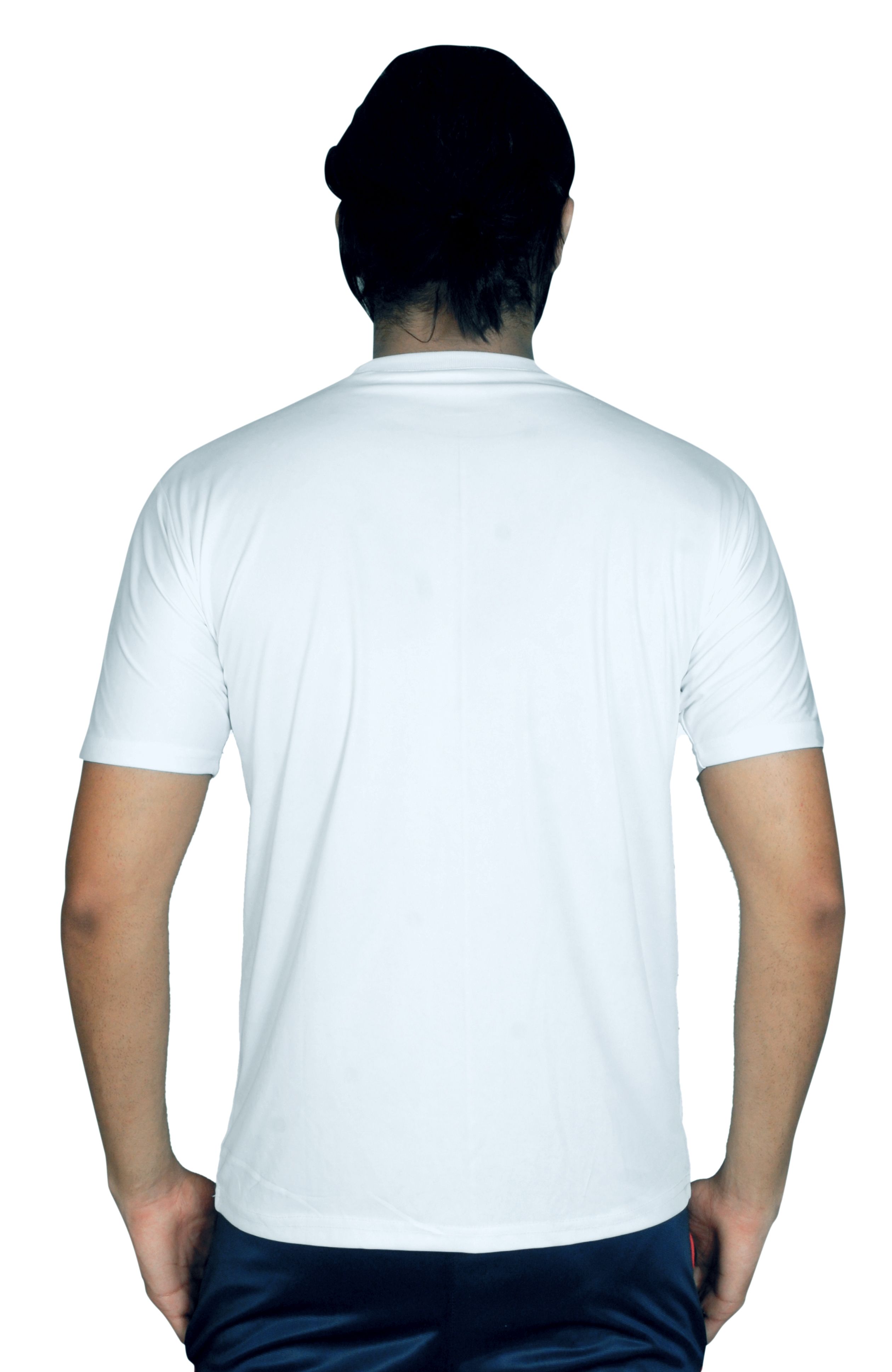 Prokyde White Polyester T-Shirt