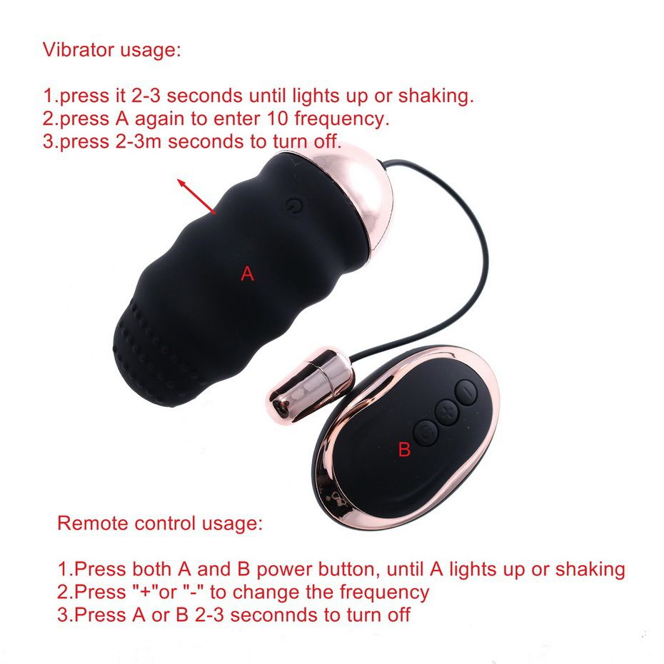 10 Speed Usb Rechargeable Vibrating Eggs Wireless Remote Control Bullet