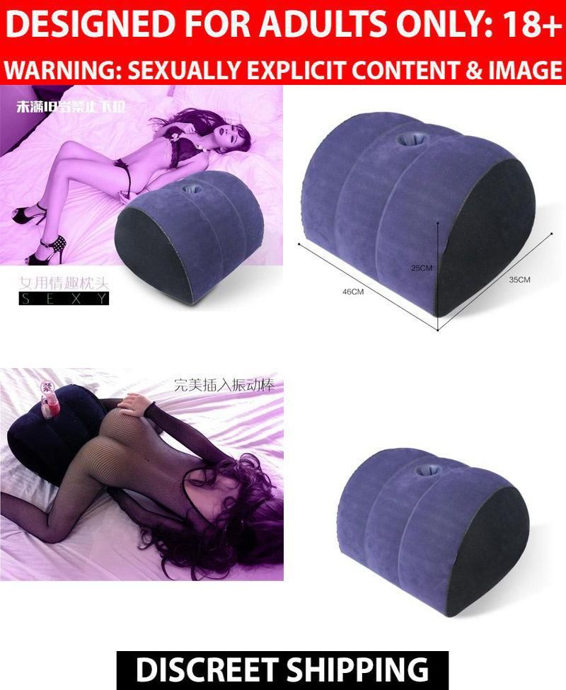 Inflatable Magic Pillow Adult Sex Game Toy Wedge Toughage Cushion
