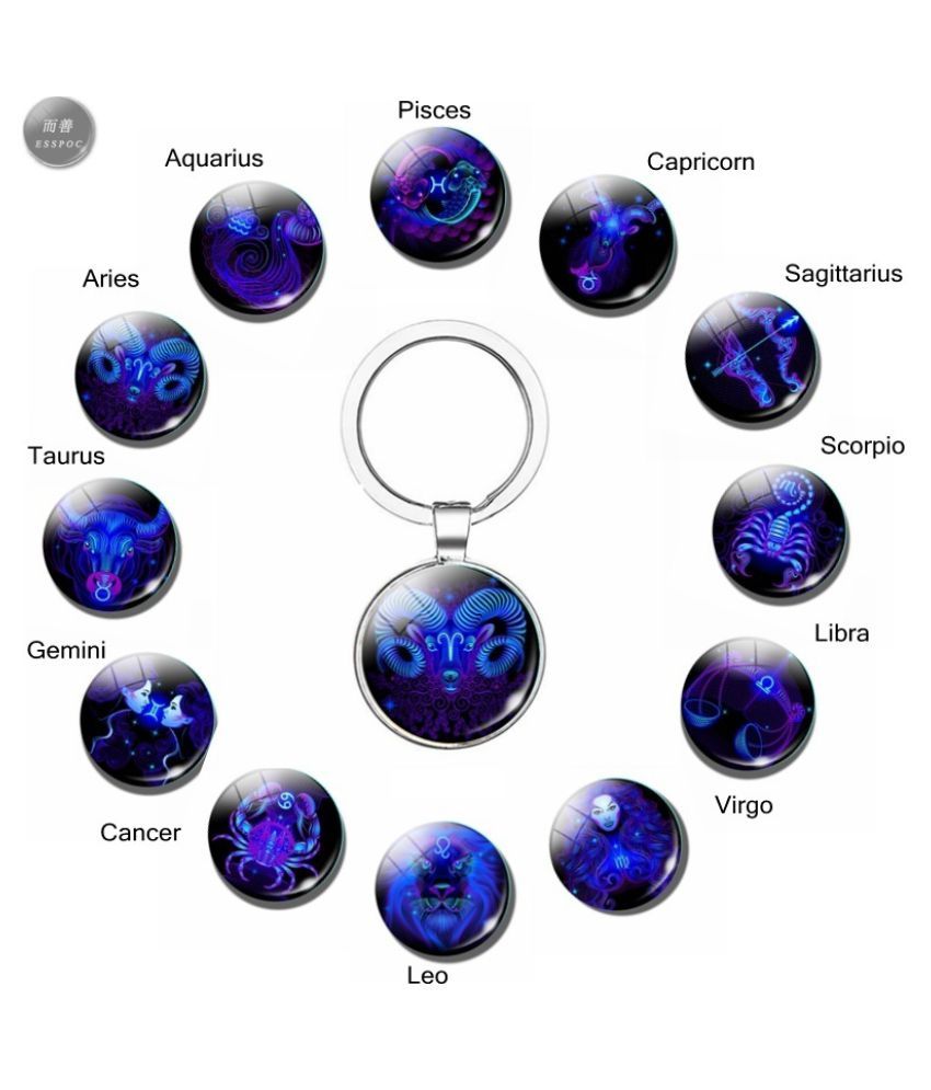 New Keychain Keyring Key cover constellation Leo Virgo Libra Scorpio Sagittarius New Keychain Keyring Key cover constellation Leo Virgo Libra Scorpio Sagittarius