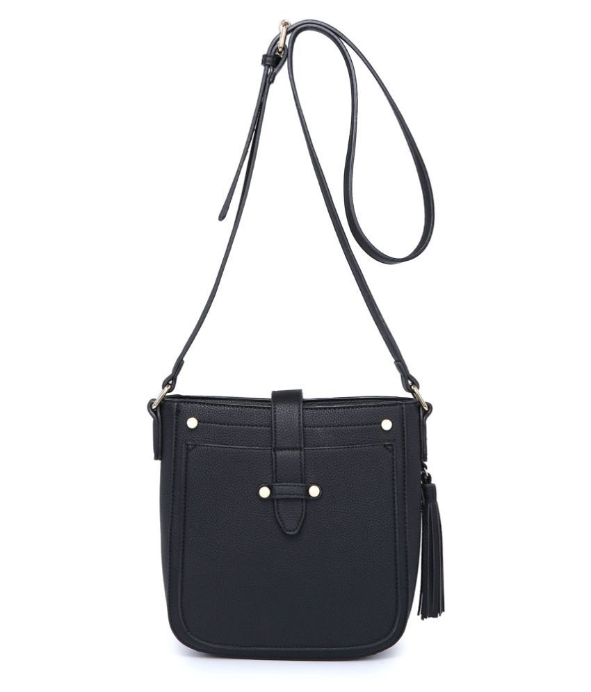 Missiit Women Black Sling Bag: Buy Online at Best Price in India - Snapdeal