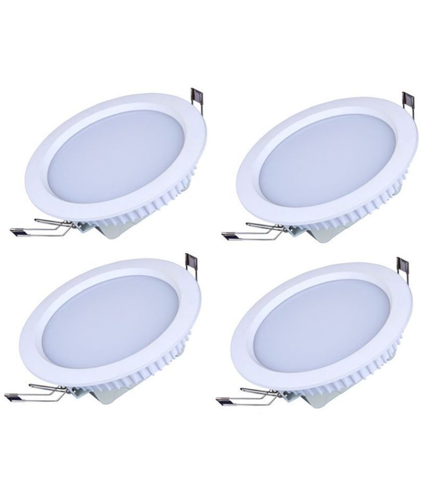 Daylight LED 3W Round Ceiling Light 8.5 cms. - Pack of 4 ...