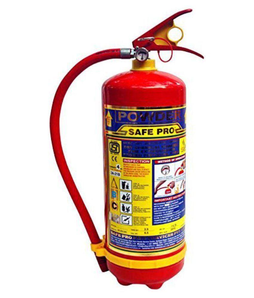 Buy Safe Pro ABC Powder Type Fire Extinguishers Capacity Red 6 Kg 