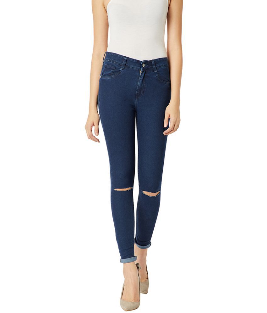     			Miss Chase Cotton Jeans - Navy