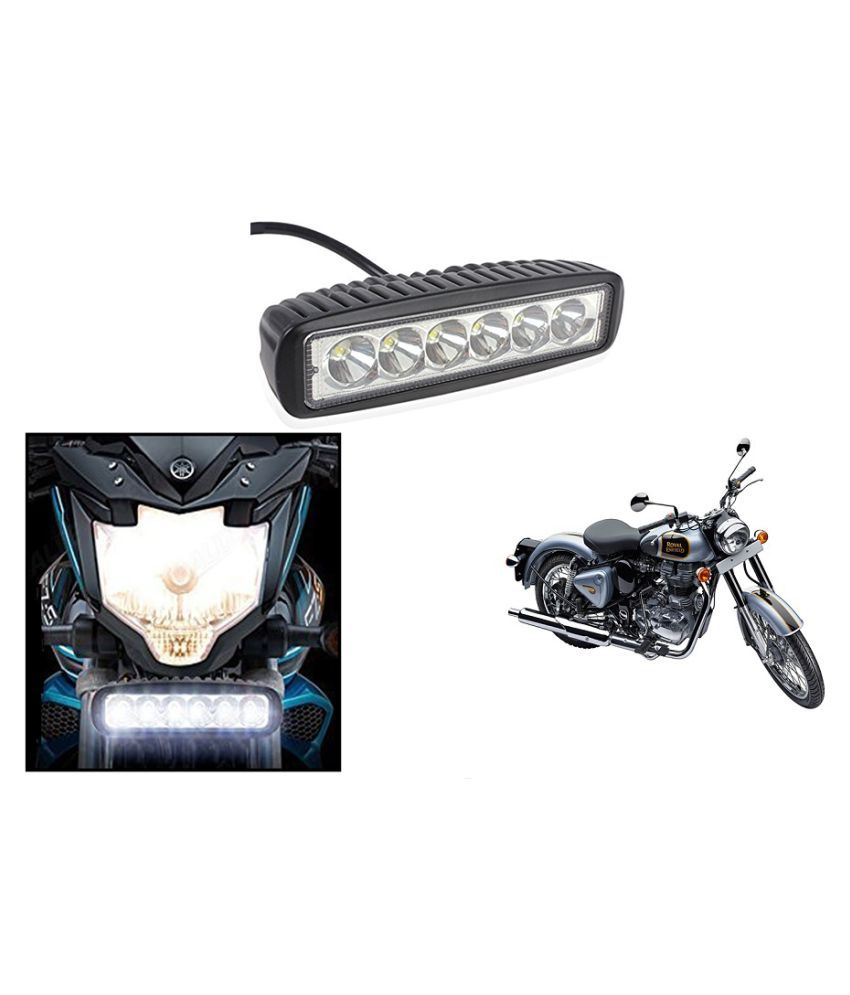 Himmlisch 6 Led Bar Cree Auxillary Bike Fog Lamp 18W Set of 1 For Royal