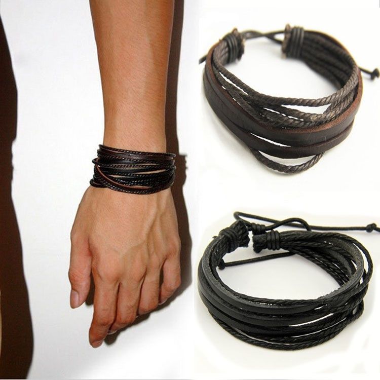 hand leather bracelet