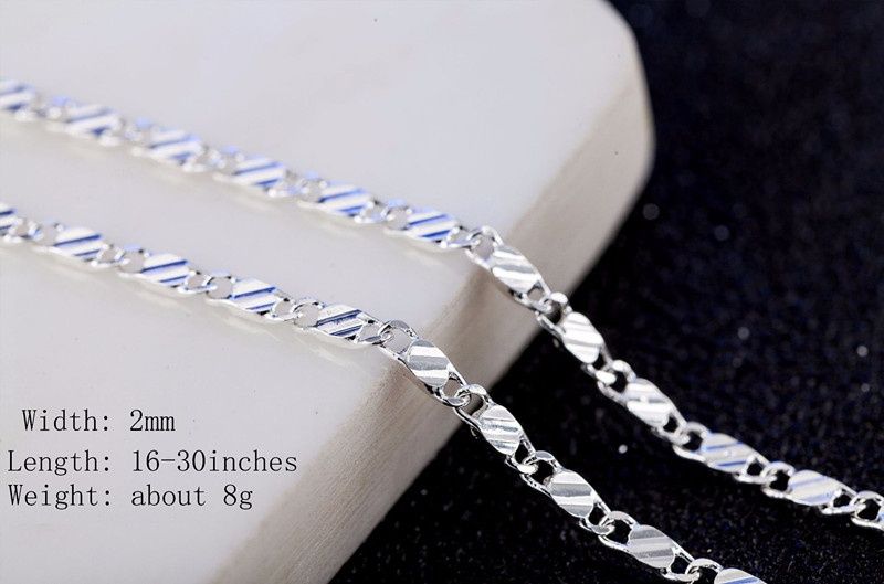 silver new model chain