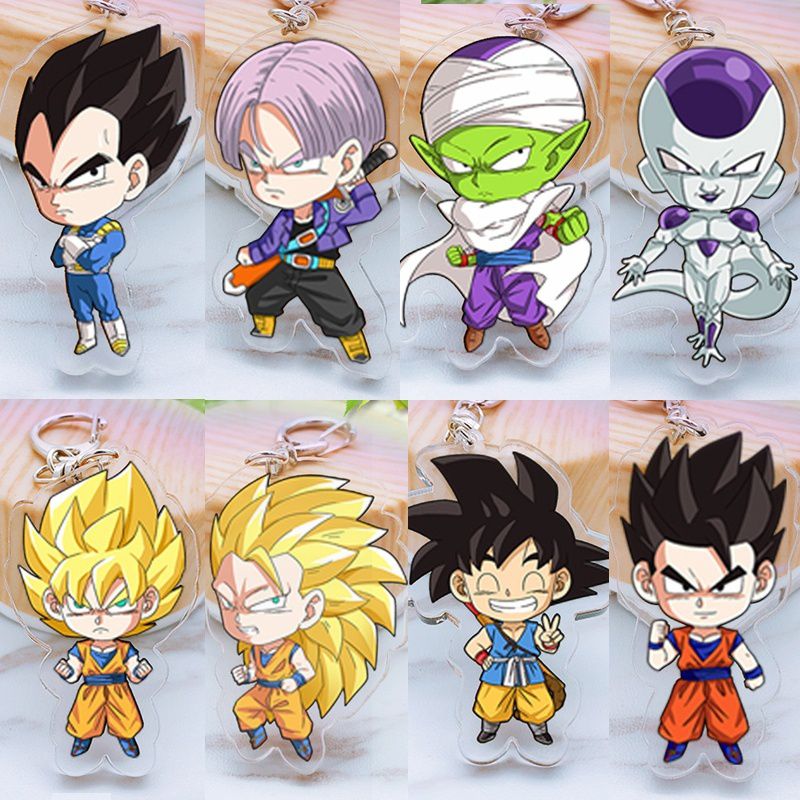 Japanese Anime Accessories Dragon Ball Z Acrylic Double-sided Keychain: Buy  Online at Low Price in India - Snapdeal