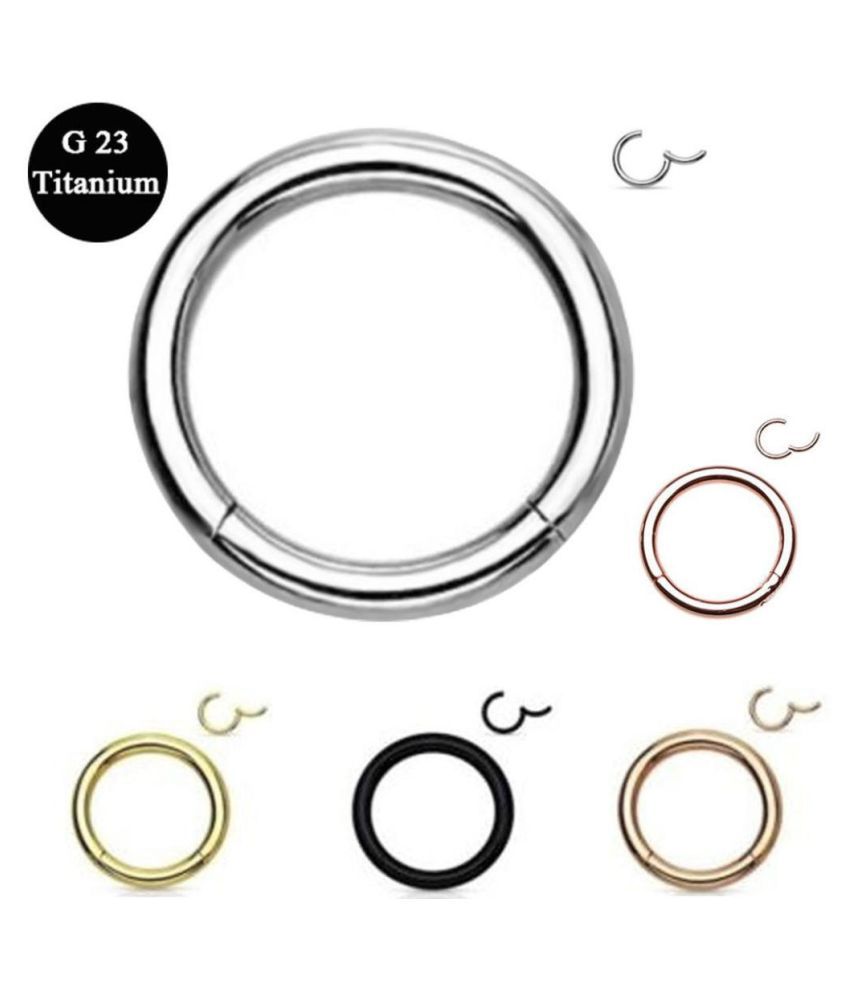 Seamless Hinged Segment Sleeper Clicker Ring Hoop Ear Lip Nose Septum Piercing Buy Seamless 7355