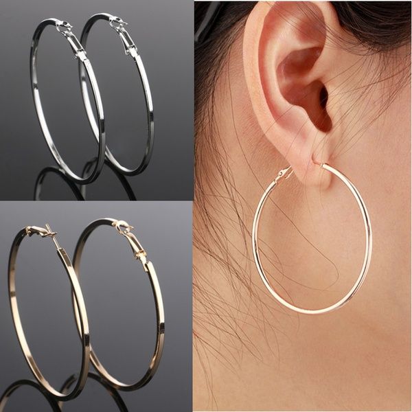 women's circle earrings