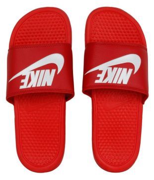 nike slipper red