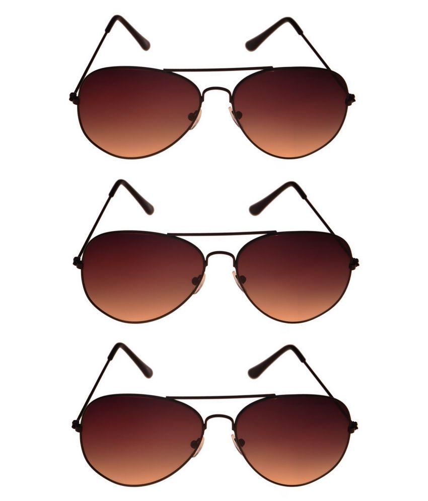 Tashan Maroon Pilot Sunglasses Pilot 15 15 15