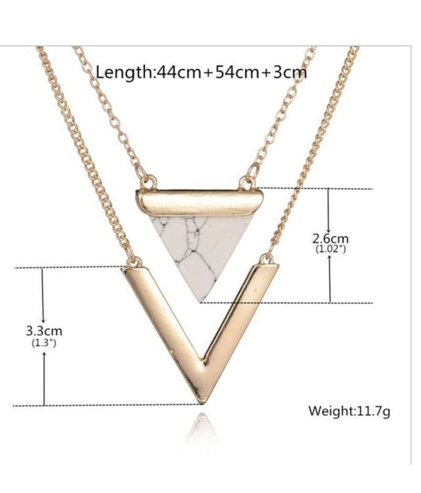 Lady European And American Jewelry Fashion Triangle Turquoise Pendant Multilayer Women Necklace Clavicle Chain Wgfanck46 Buy Lady European And American Jewelry Fashion Triangle Turquoise Pendant Multilayer Women Necklace Clavicle Chain