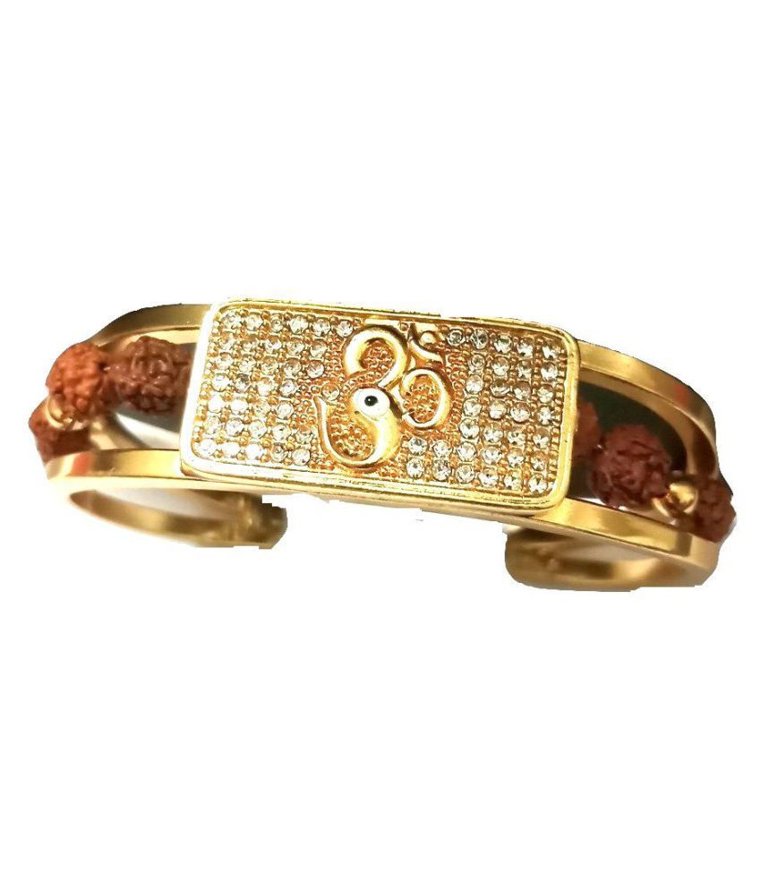 Rudraksha kada gold Clearance