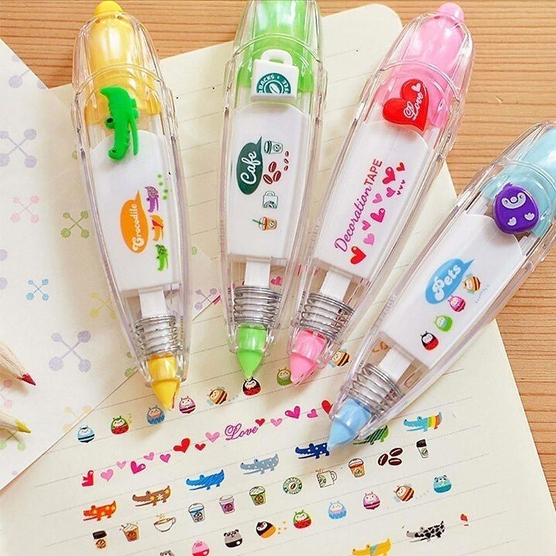 Creative Stationery Push Correction Tape Lace School Supplies