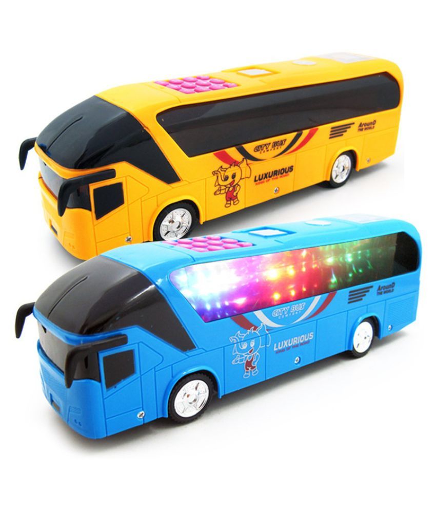 lighting bus toy