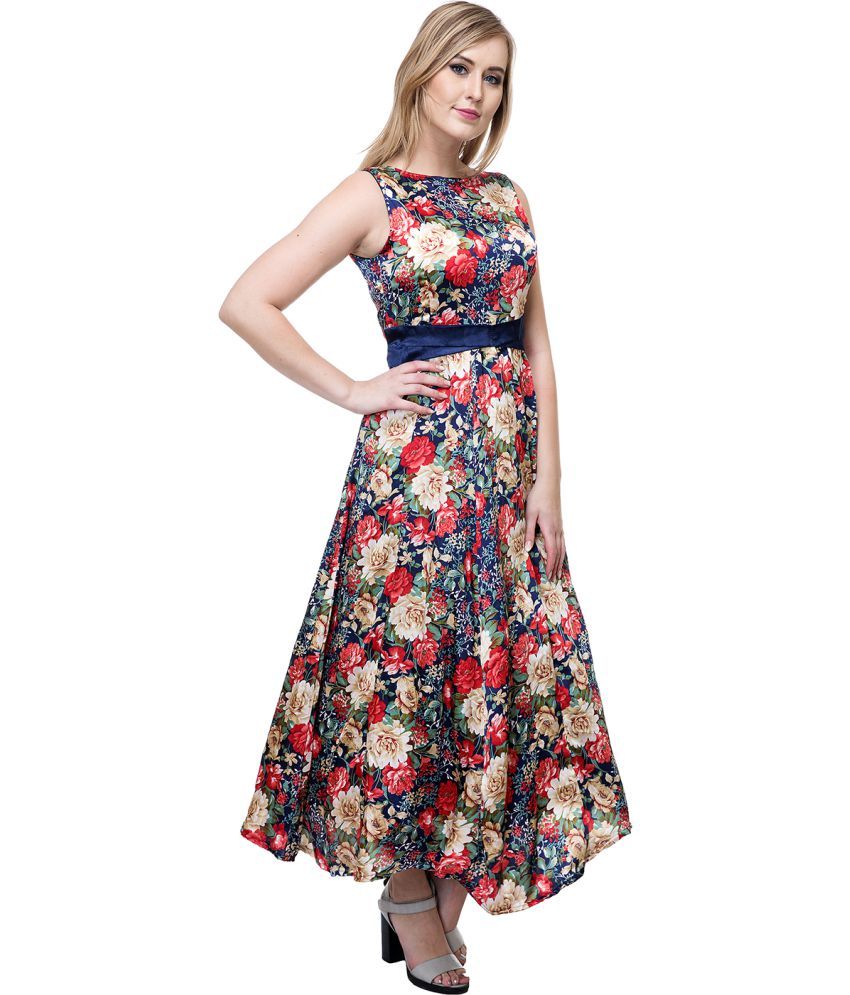 multi color gown