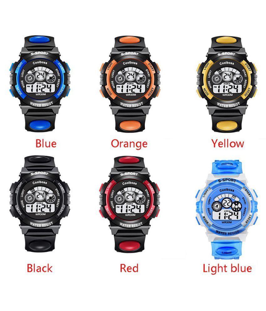 waterproof digital watch for kids