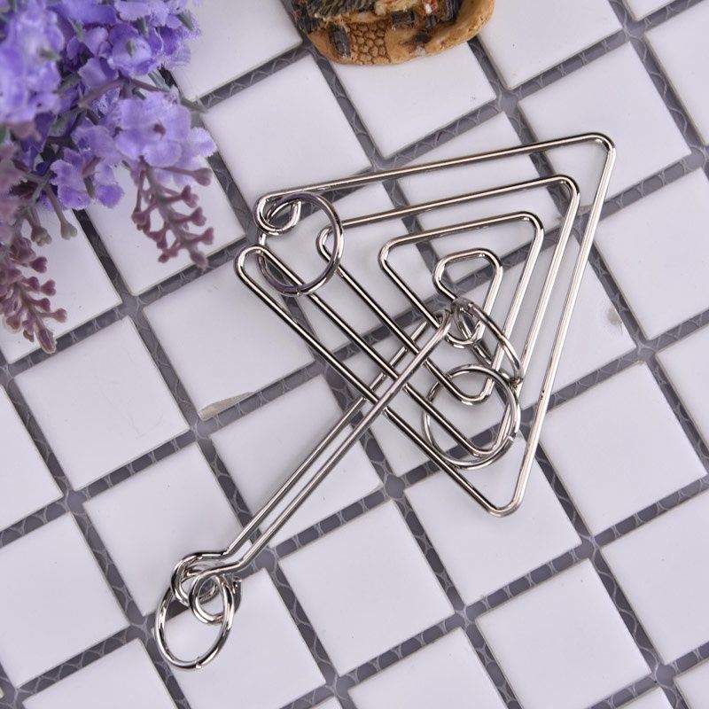 Brain Teaser Metal Wire Puzzles Mind Game IQ Test Magic Toy Buy Brain