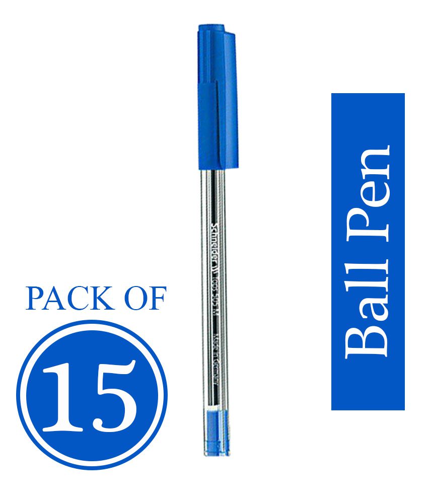     			Schneider Stick Tops Blue Ball Pen (Pack of 15)