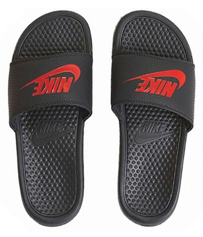 nike slides with pouch