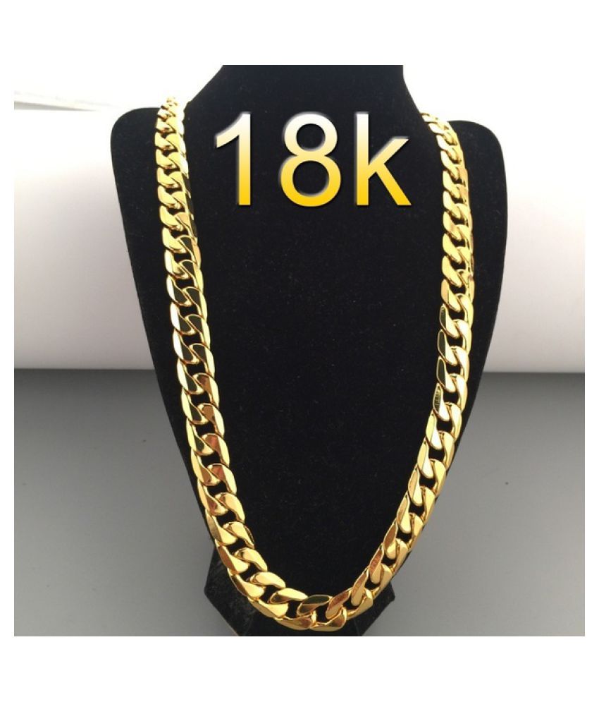 mens gold chains 18 carat