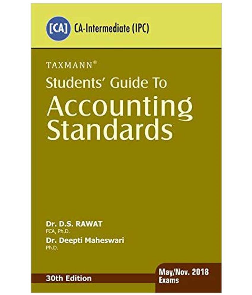 Students Guide To Accounting Standards 30Th Ed MayNov 2018 Exams (Ro