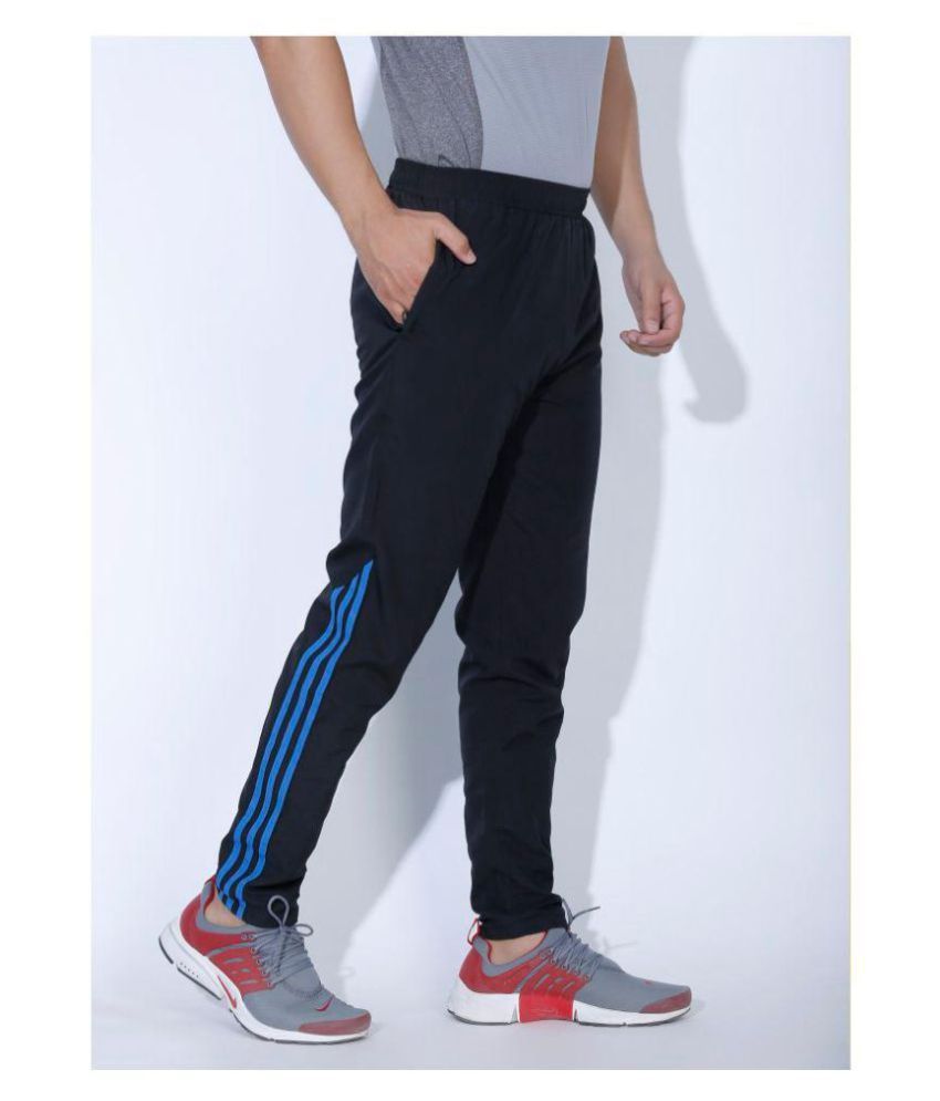 slim fit polyester track pants