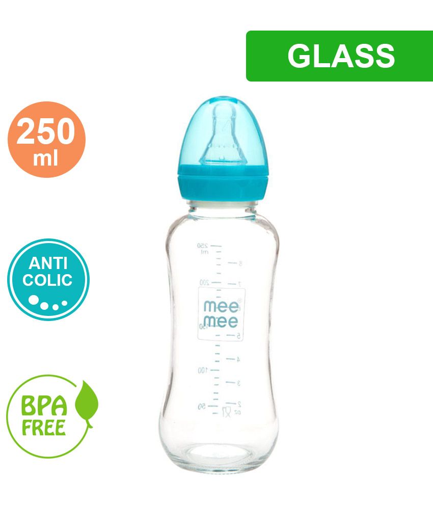     			Mee Mee - Multicolor,Transparent 250 ml Feeding Bottle (Pack of 1)