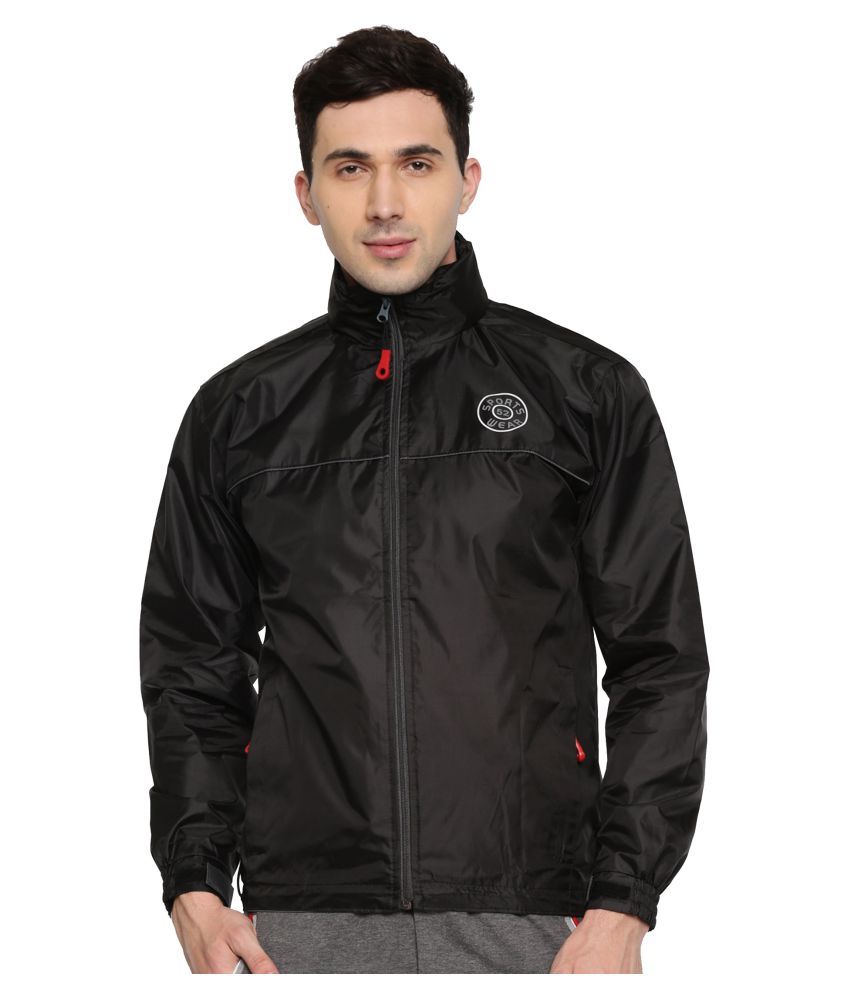 Sports 52 Wear Black Rain Jacket - Buy Sports 52 Wear Black Rain Jacket ...