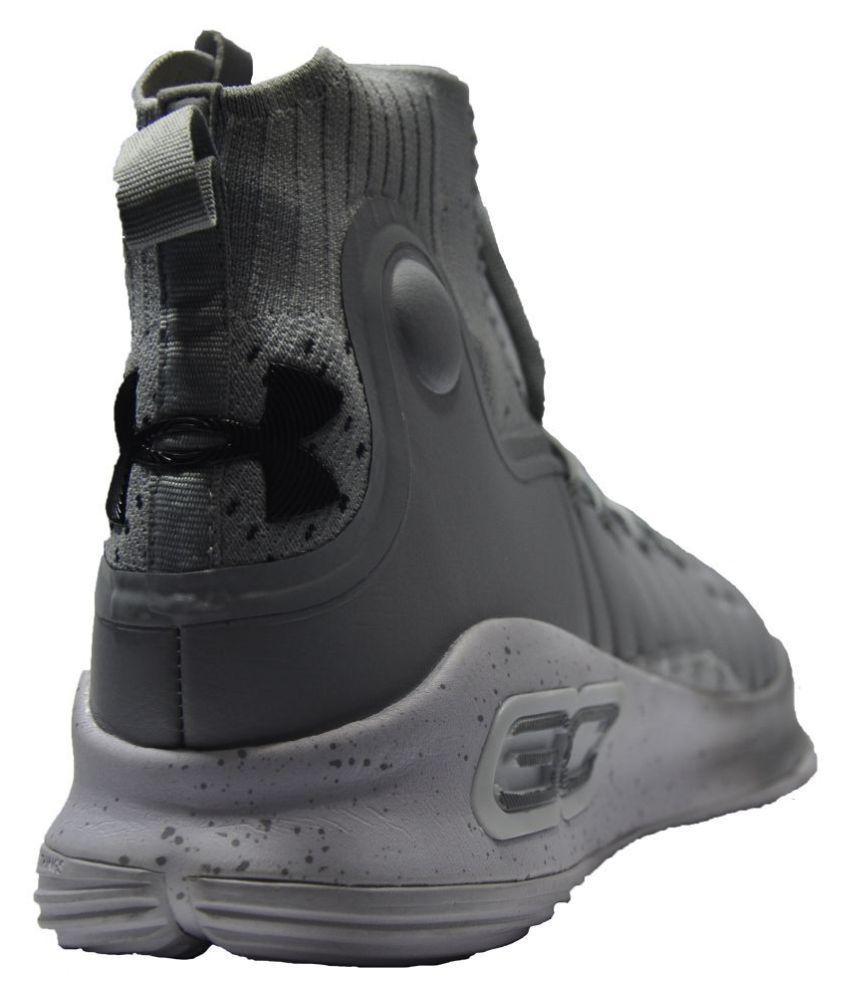 UNDER ARMOUR Gray Basketball Shoes Buy UNDER ARMOUR Gray Basketball