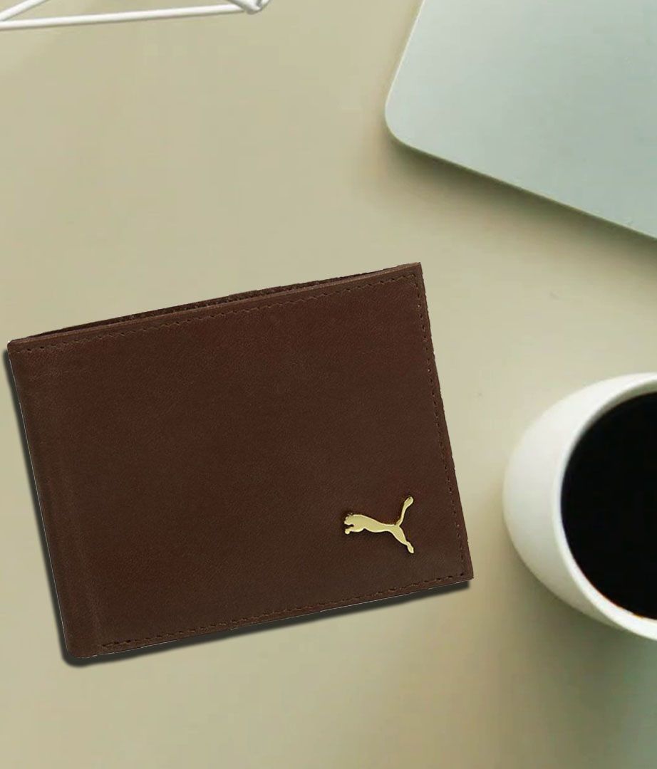 puma f1 leather wallet