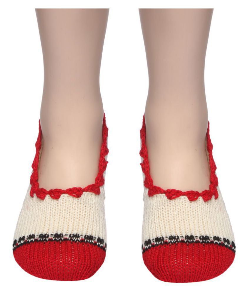     			KC Store - Multicolor Woollen Women's Ankle Length Socks ( Pack of 1 )