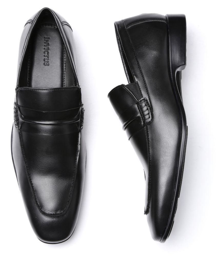 invictus black formal shoes