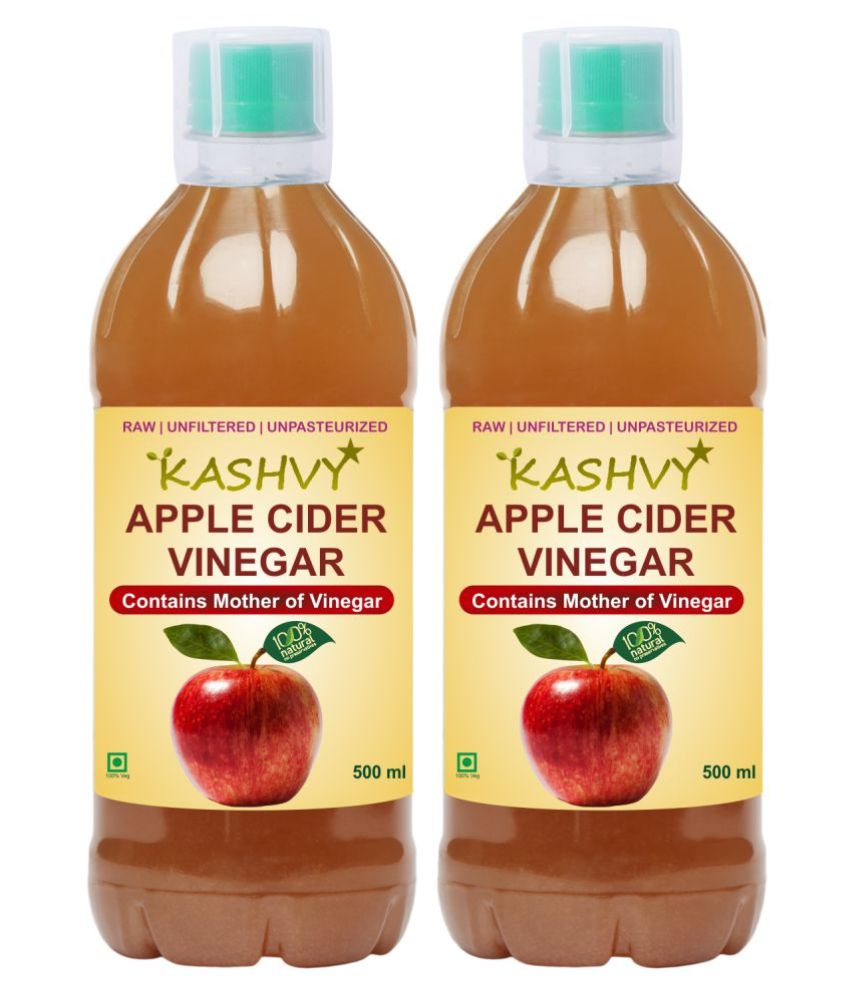 Kashvy Apple Cider Vinegar Vinegar for Diabetes, 1000 ml Pack of 2 Buy