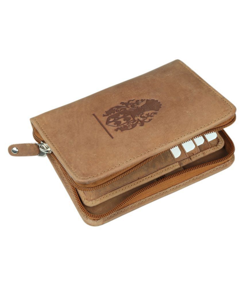     			Style 98 Leather Tan Fashion Traveller Wallet