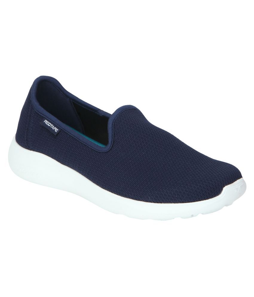 red tape men blue walking shoes
