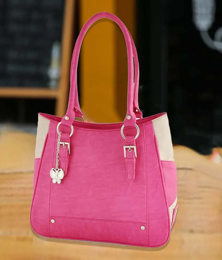 Buy Butterflies Pink Faux Leather Shoulder Bag at Best Prices in