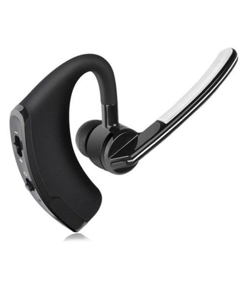 Captcha Voyager Voice Control Bluetooth Headset Black White