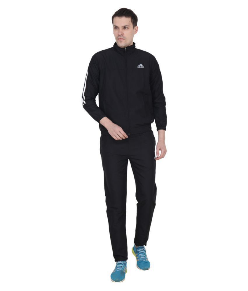 Adidas Black Polyester Inner Mesh Tracksuit - Buy Adidas Black ...