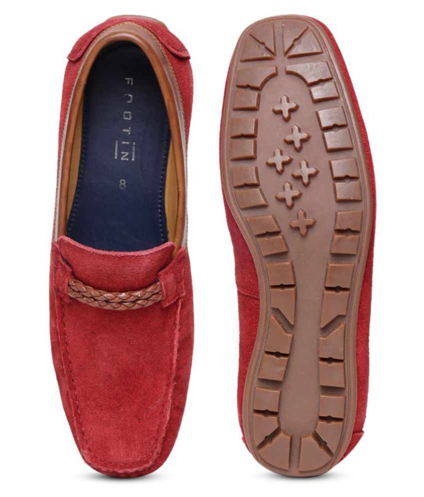 Footin Maroon Loafers Buy Footin Maroon Loafers Online