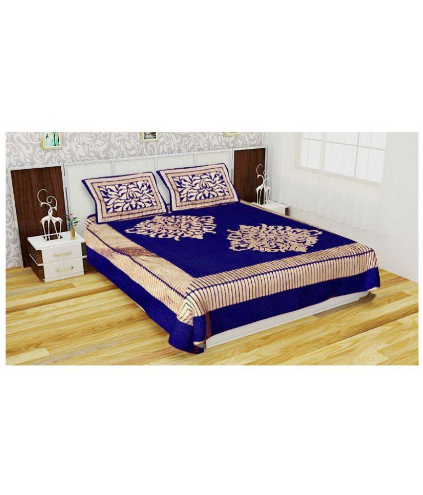Ninenest Velvet Double Bedsheet with 2 Pillow Covers Buy Ninenest
