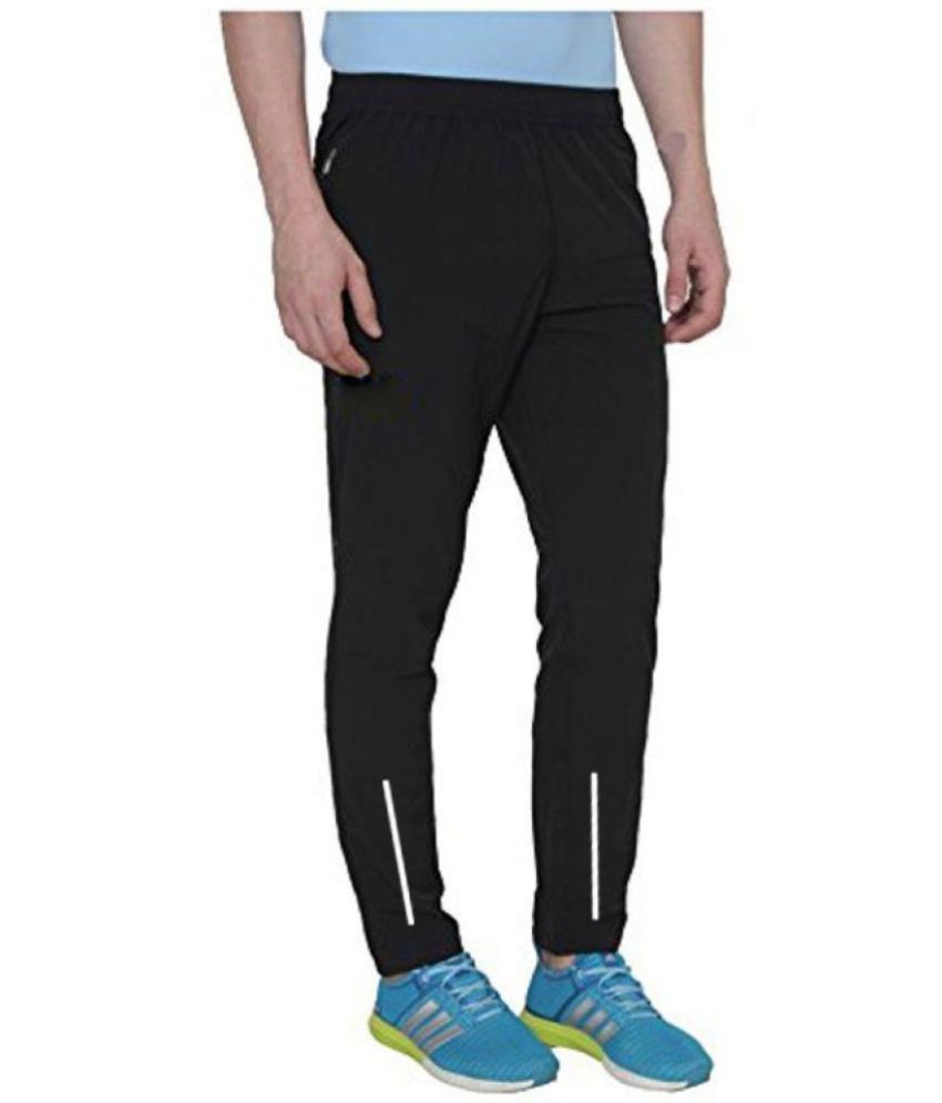 slim fit polyester track pants