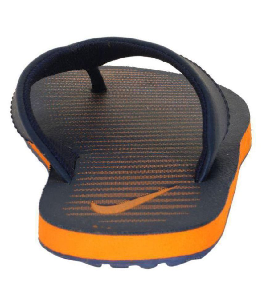 nike slippers orange