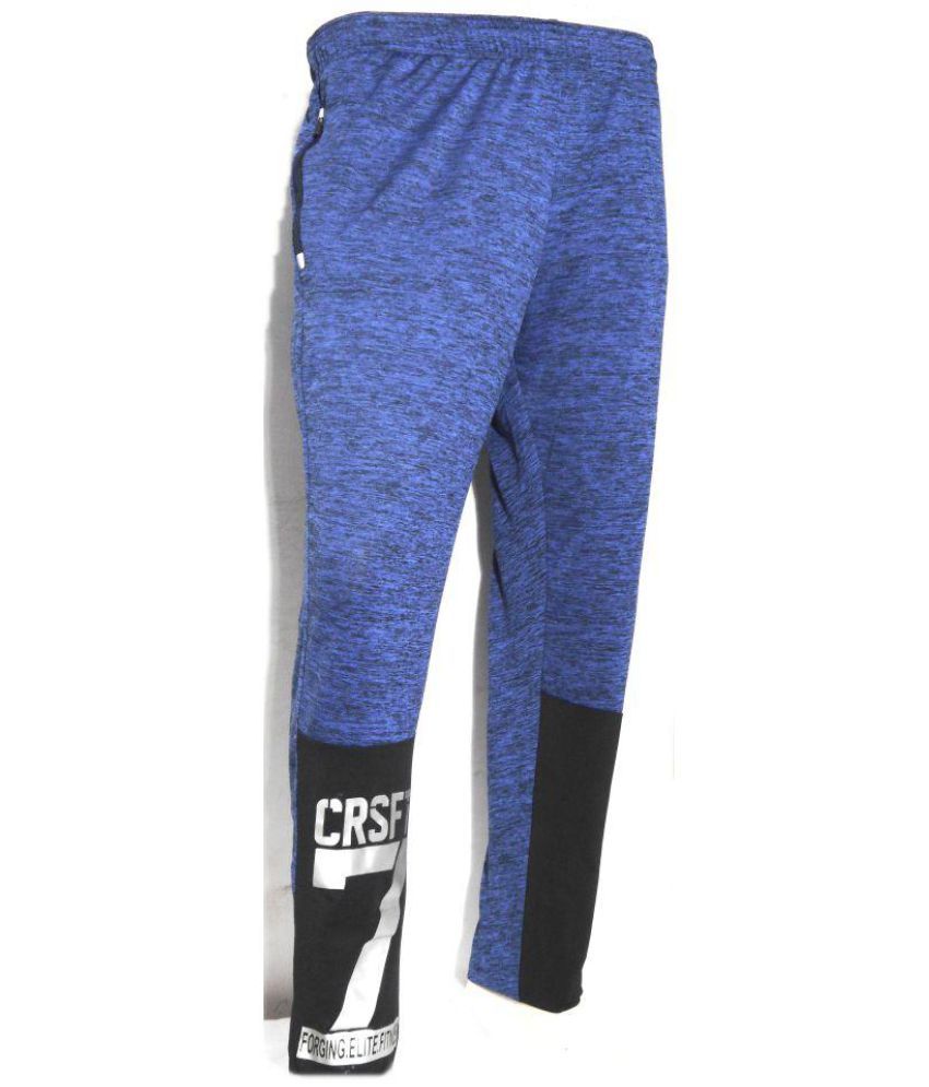 reebok blue track pants