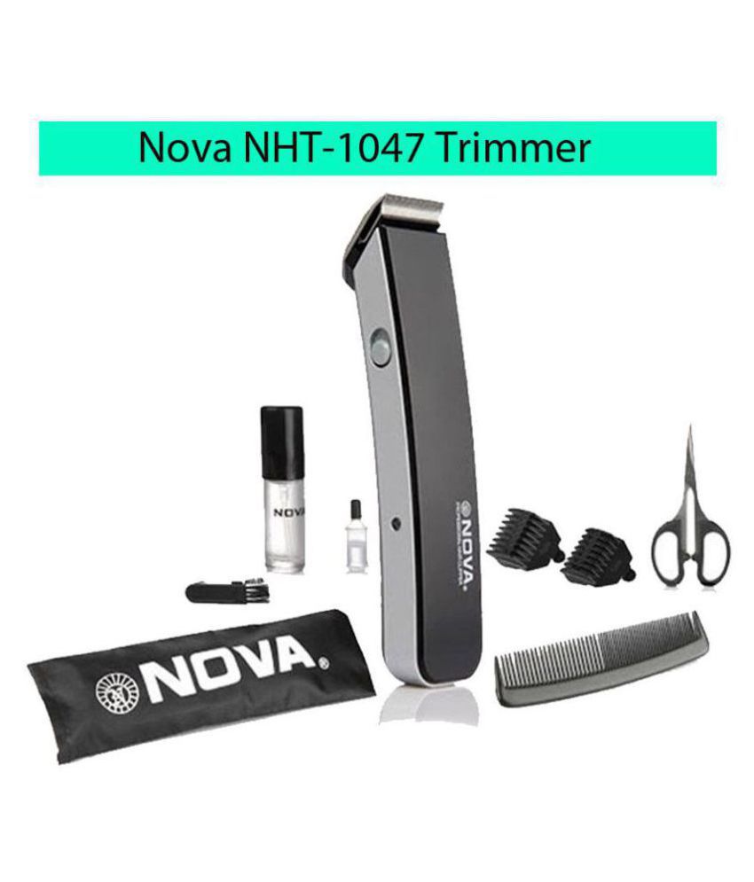 NOVA NHT-1047 Beard Trimmer ( Black )