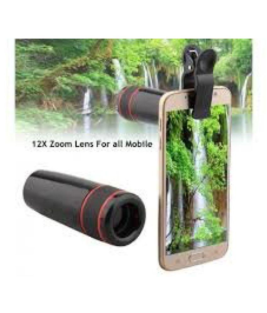 Mobile Telescope Lens kit for all mobile camera with 12x zoom | DSLR blur  background effect