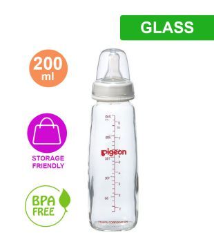 pigeon glass feeding bottle 200ml